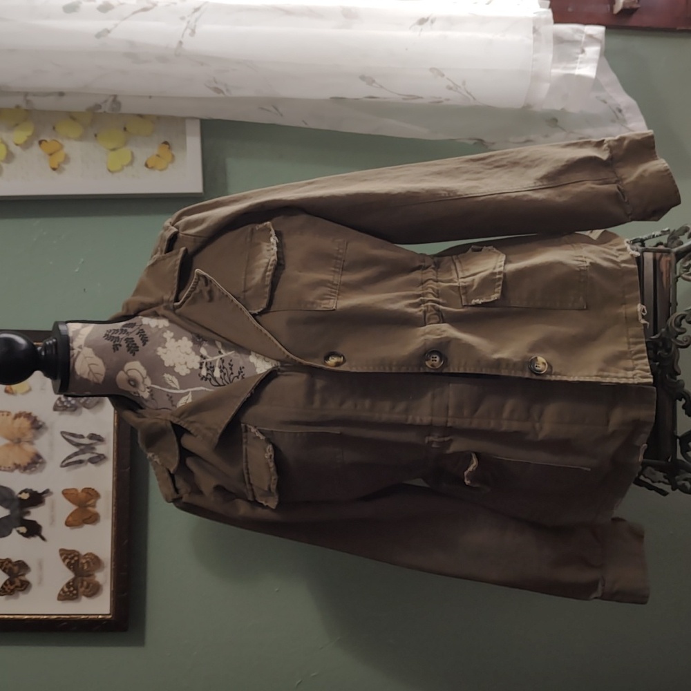 Blu Pepper distressed coat